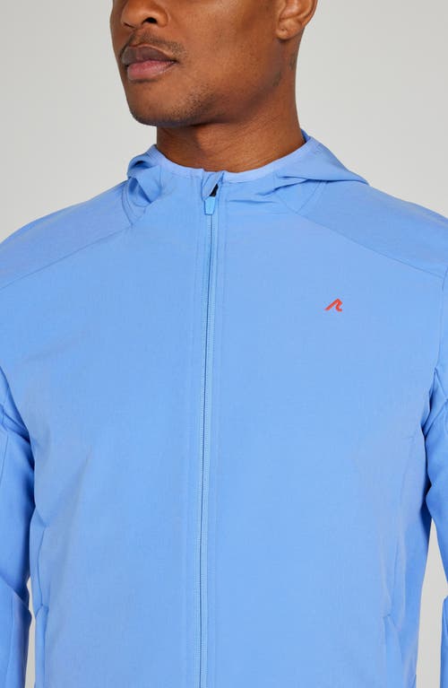 Shop Redvanly Dewitt Hooded Jacket In Bleu