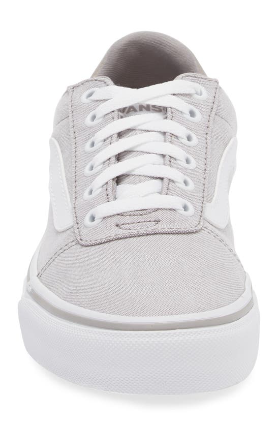Shop Vans Ward Deluxe Sneaker In Summer Canvas Grey