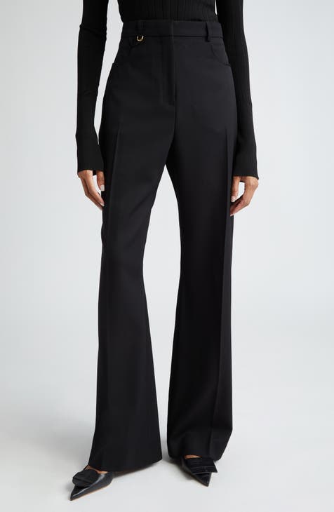 Jacquemus La Bomba High-Rise Pants - Black, 11 Rise Pants, Clothing -  WJQ20657