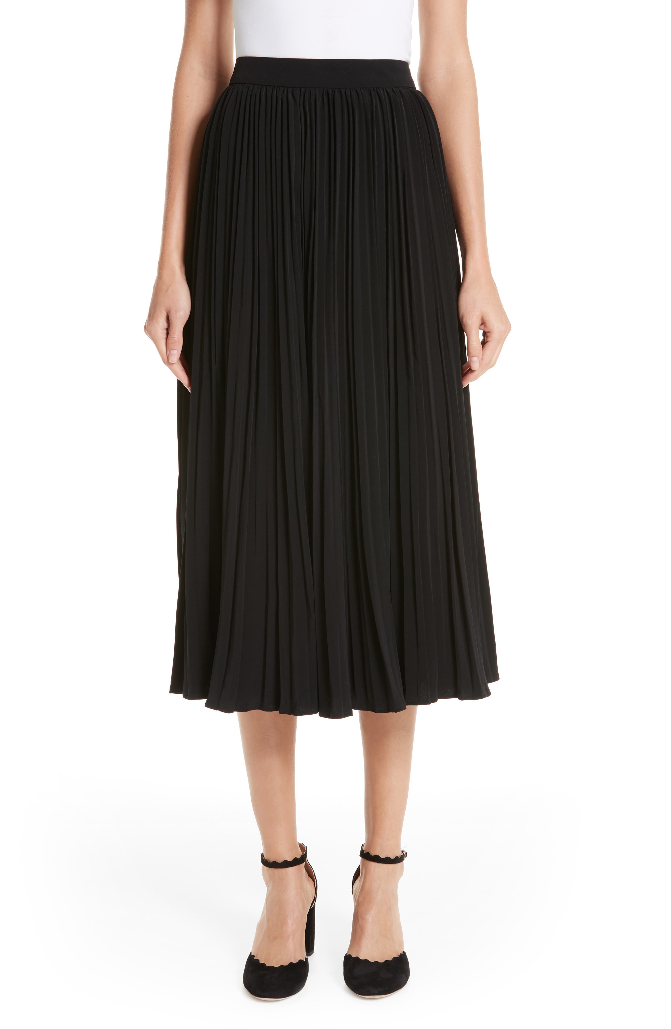 Co Essentials Pleated Midi Skirt 