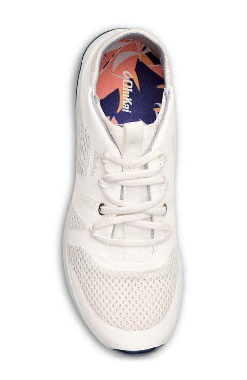 Shop Olukai Huia Sneaker In White/white