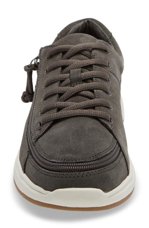 Shop Billy Footwear Comfort Lo Zip Around Sneaker In Grey/white