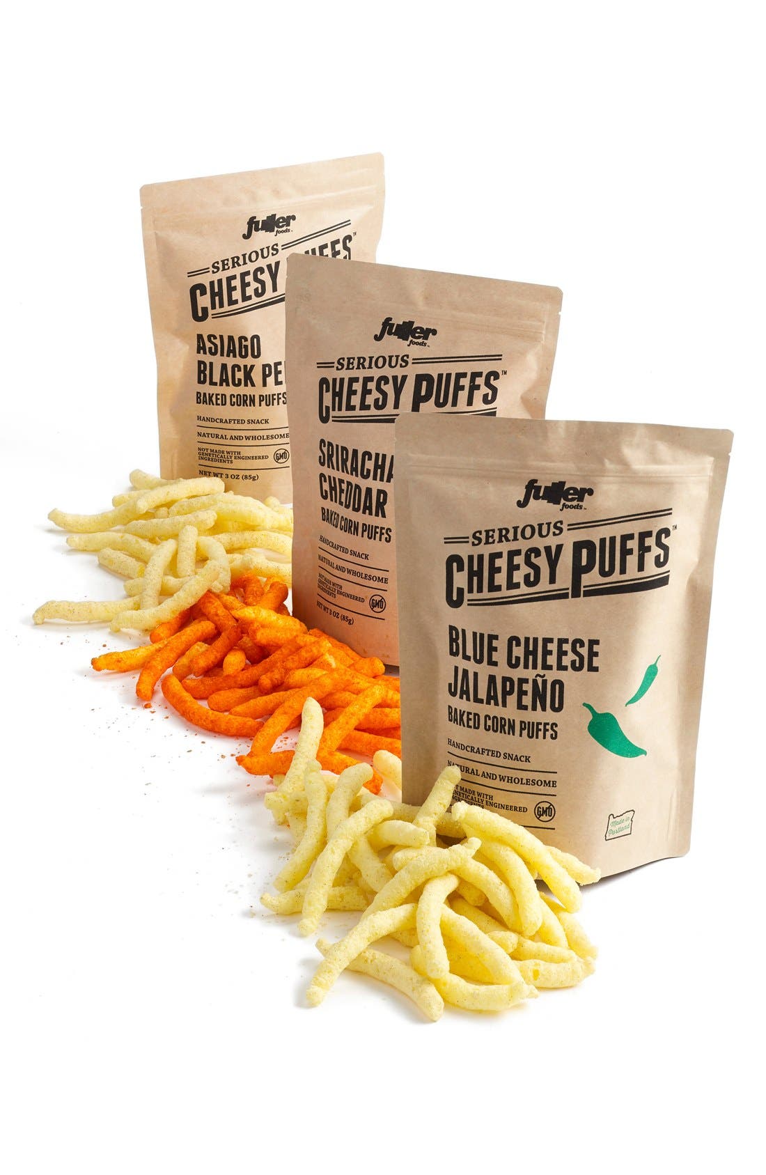 Serious Cheesy Puffs Assorted Cheesy Puffs (3Pack) Nordstrom