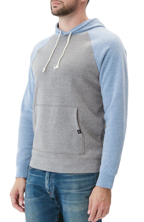 Shop Threads 4 Thought Baseline Hoodie In Heather Grey/larkspur