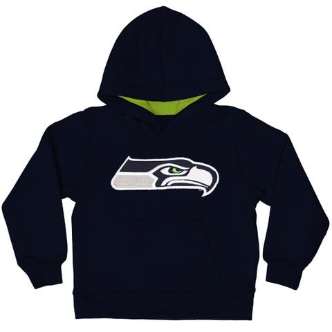 Outerstuff NFL Seattle Seahawks Youth Prime Pullover Hoodie Navy