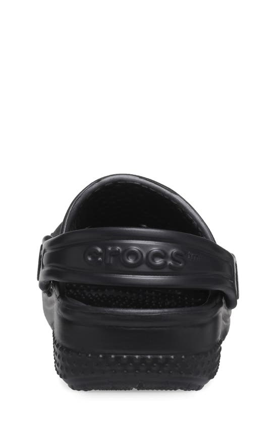 Crocs Toddler Classic Clog In Black