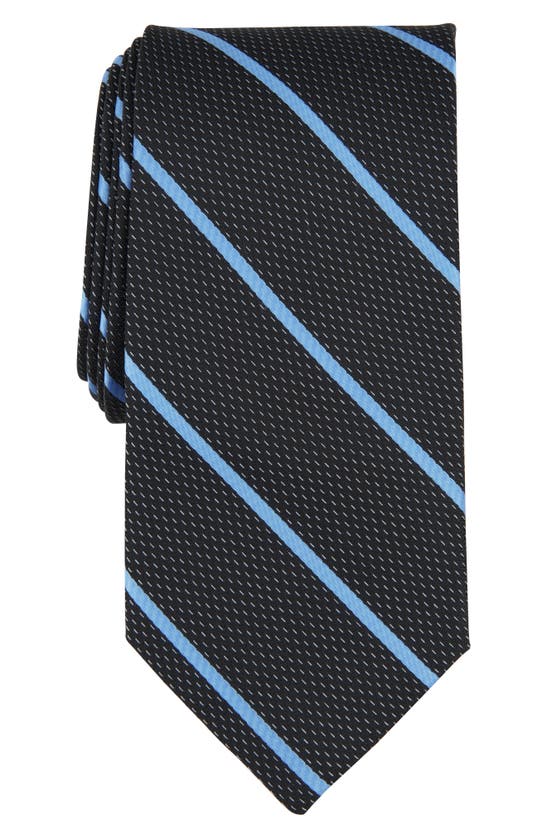 Savile Row Co Toderi Stripe Tie In Black
