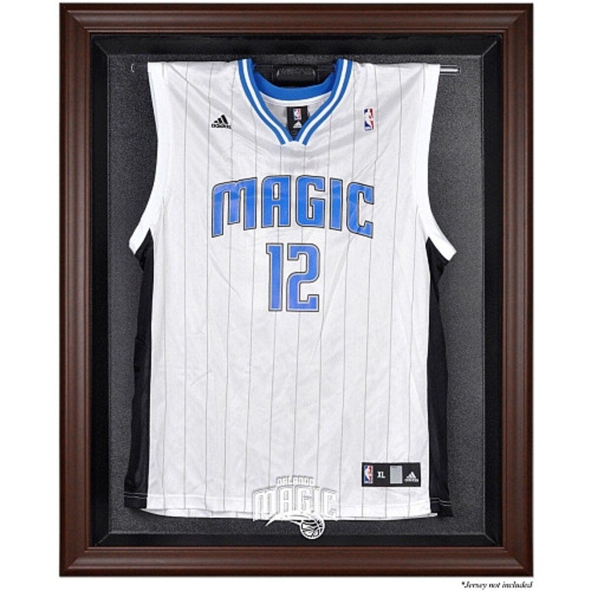 FANATICS AUTHENTIC Orlando Magic Brown Framed Logo Jersey Display Case
