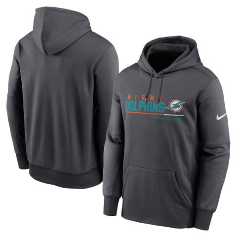 New York Jets Nike Prime Logo Name Split Pullover Hoodie - Anthracite