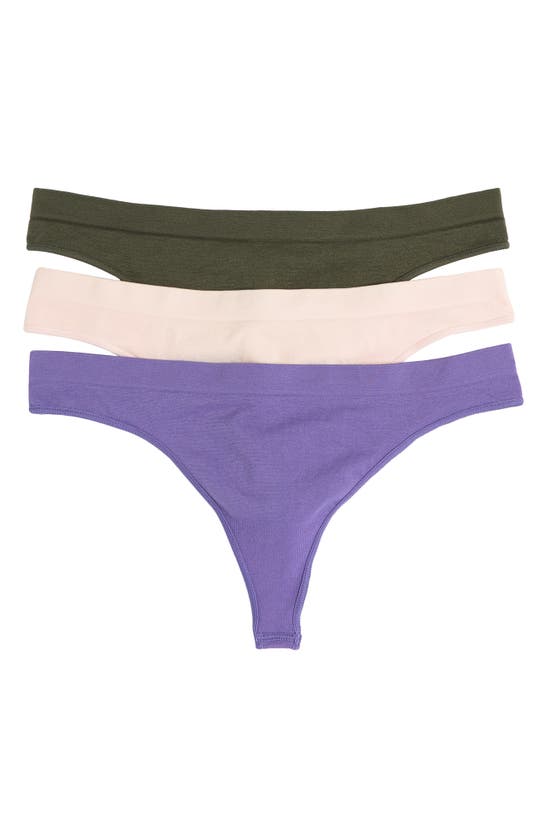 Abound Sammy Seamless Thong In Pink Creole Multi