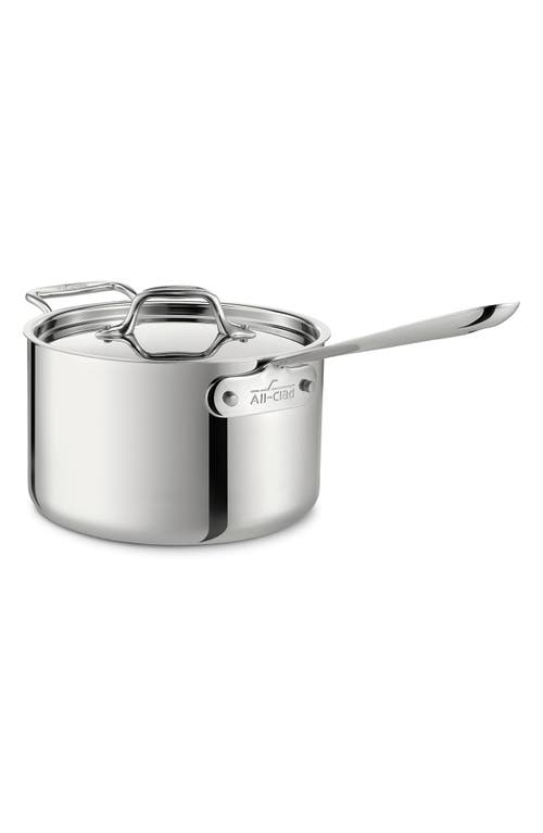 UPC 011644502317 product image for All-Clad D3 4-Quart Stainless Steel Saucepan at Nordstrom | upcitemdb.com