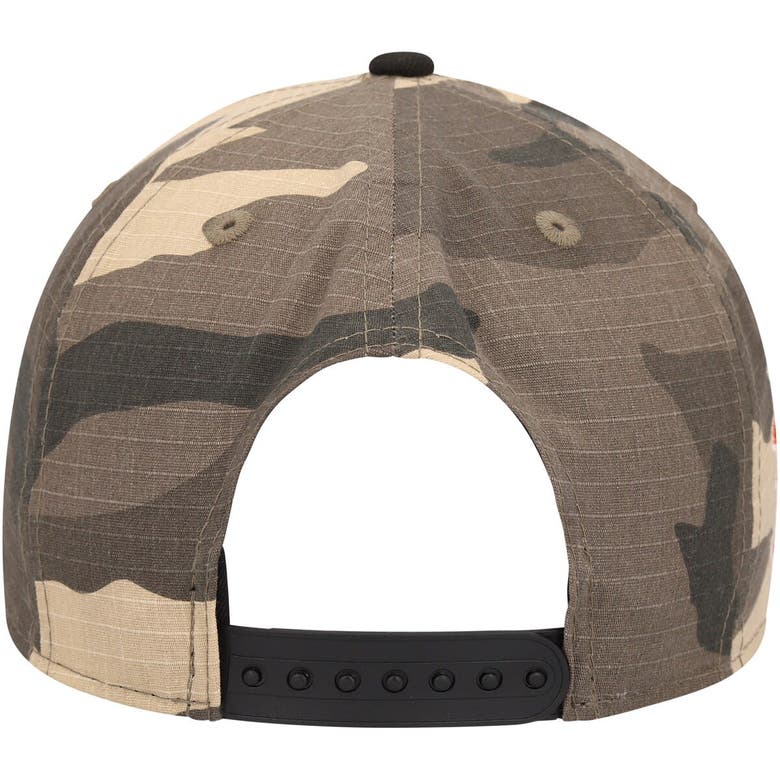Shop New Era San Diego Padres Camo Crown A-frame 9forty Adjustable Hat