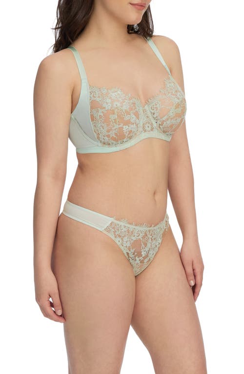Skarlett Blue Entice Underwire Full Coverage Bra In Seafoam/nylon