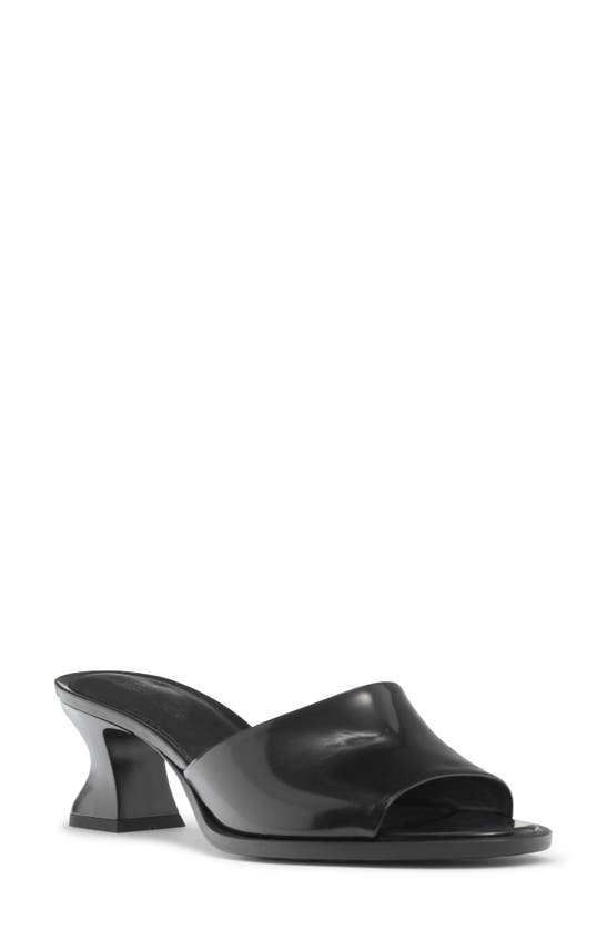 Shop Bottega Veneta Cha-cha Kitten Heel Slide Sandal In Black