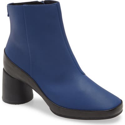 Camper Upright Column Heel Bootie, Blue