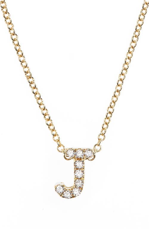 BONY LEVY BONY LEVY 18K GOLD PAVÉ DIAMOND INITIAL PENDANT NECKLACE 