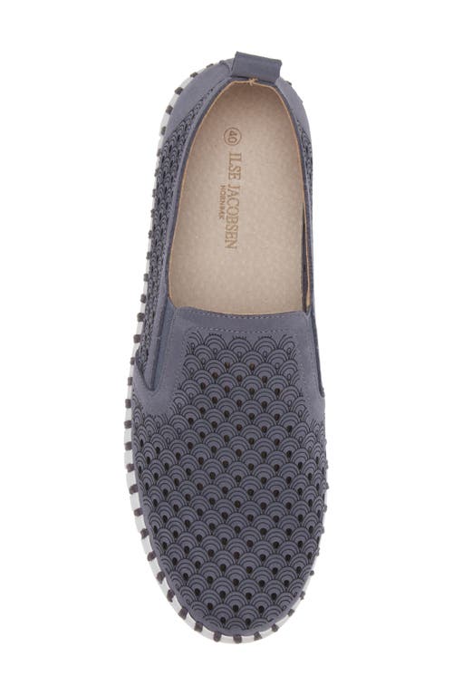 Shop Ilse Jacobsen Tulip Slip-on Sneaker In Grey Blue