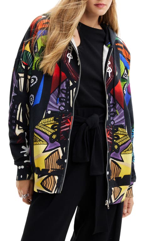 Desigual M. Christian Lacroix Arty Hoodie Black at Nordstrom,