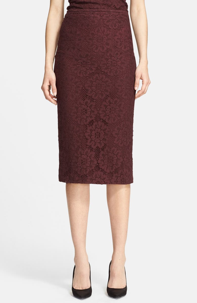 Burberry London Guipure Lace Pencil Skirt | Nordstrom