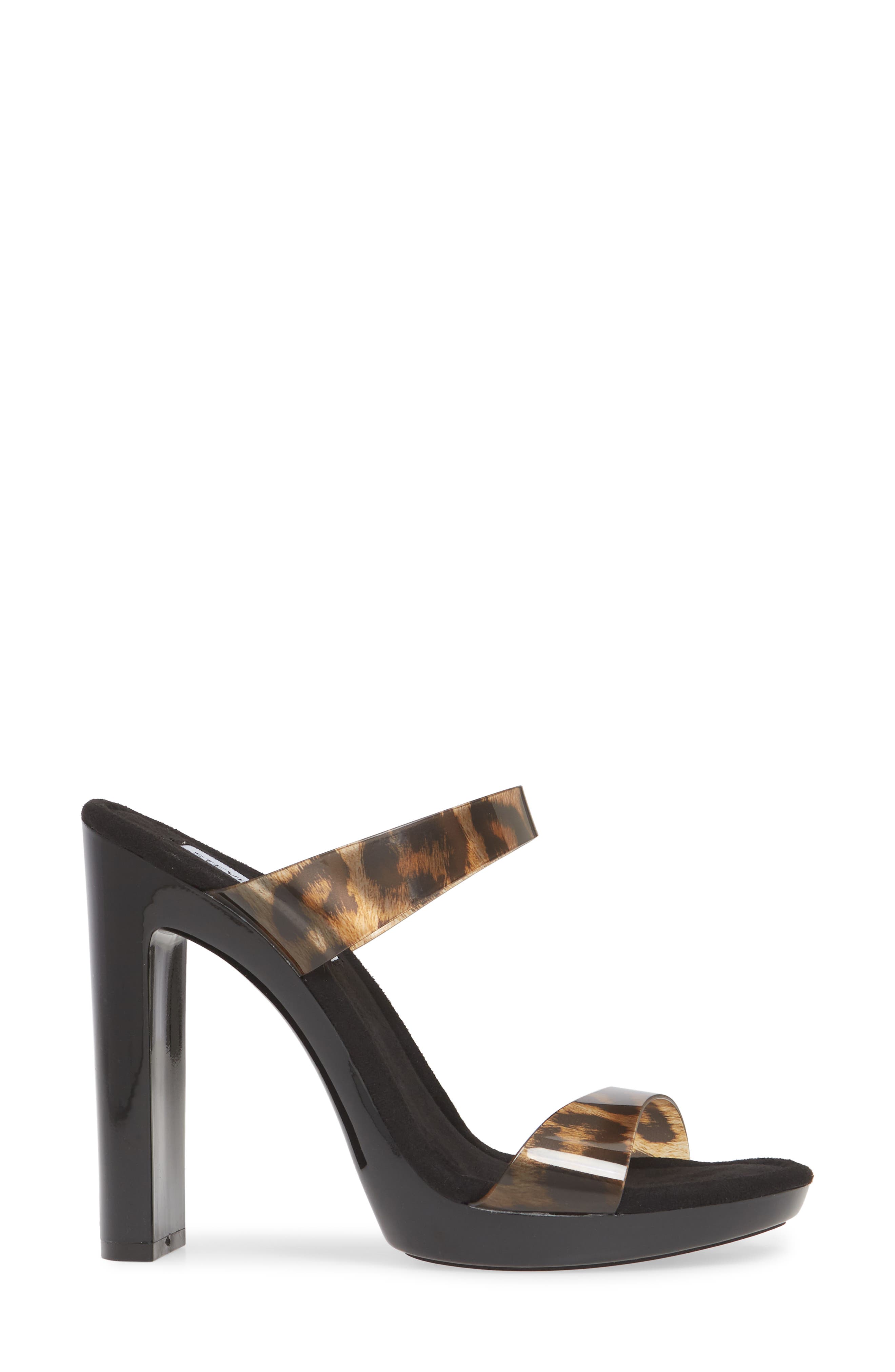 steve madden glassy clear platform sandal