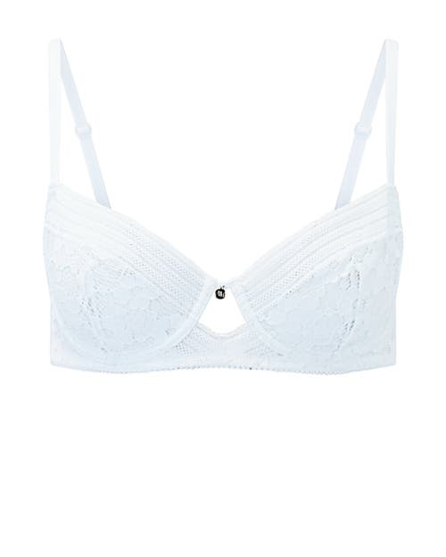 Adore Me Nolie Unlined Demi Bra In White