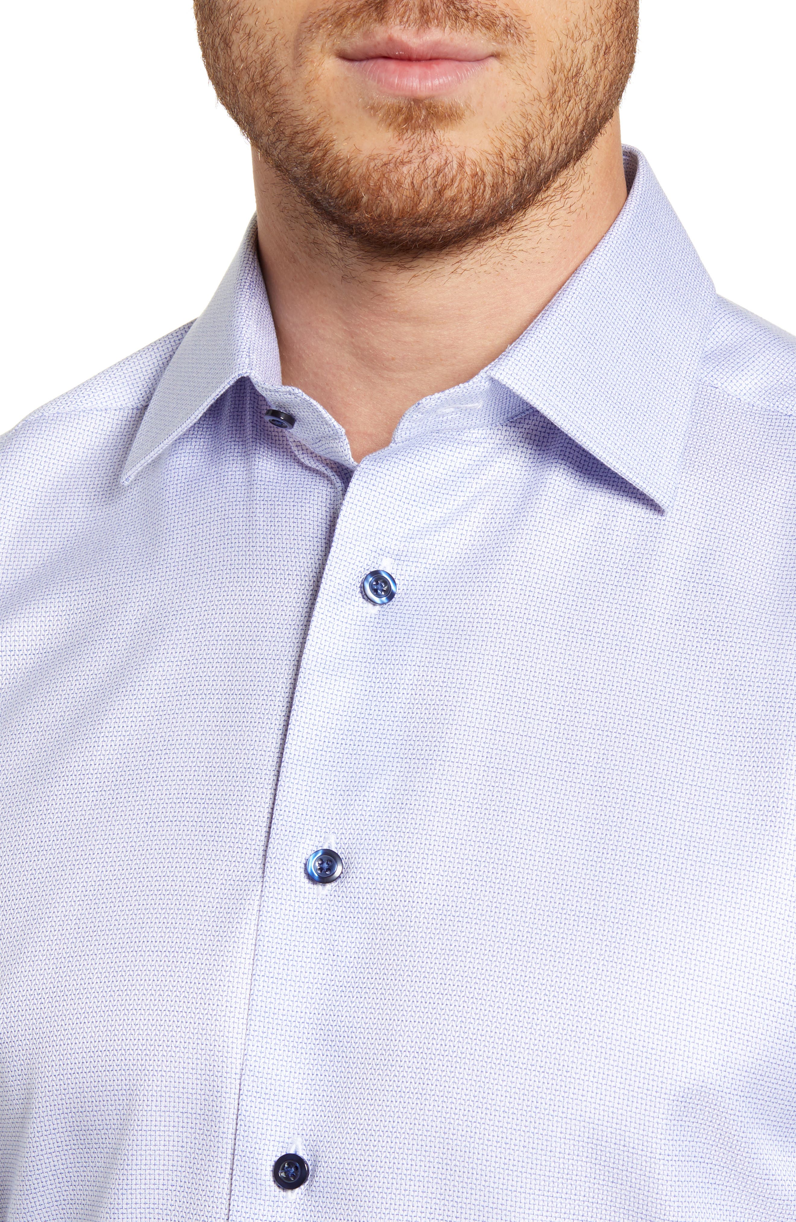 David Donahue Slim Fit Check Cotton 
