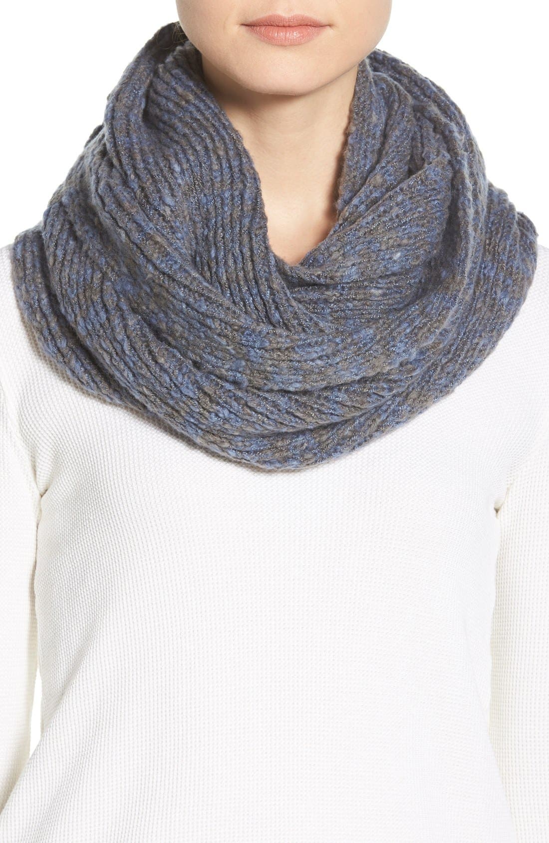 Lemon 'Flurry' Mélange Infinity Scarf Nordstrom