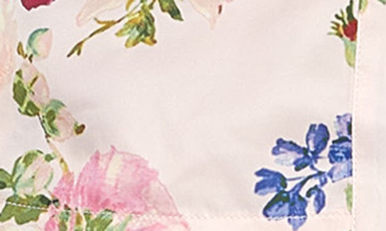 FLORA NIKROOZ FLORA NIKROOZ SELENA FLORAL SATIN SHORT PAJAMAS