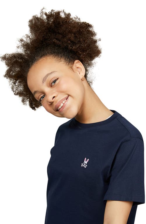 Psycho Bunny Kids' Cotton T-shirt In Navy