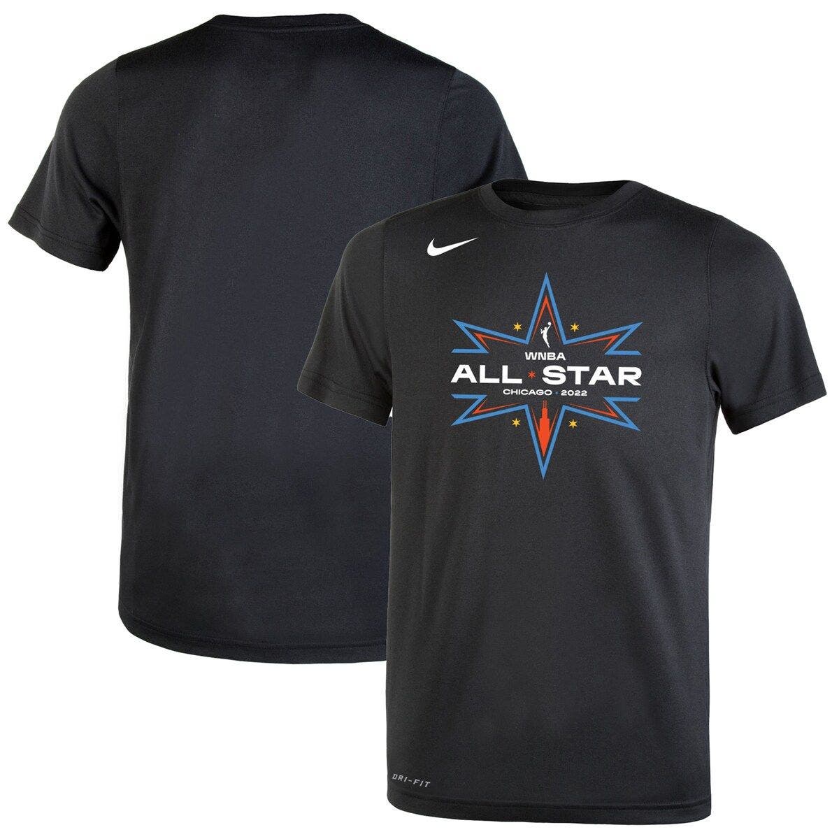 Nike Youth Nike Black 2022 WNBA AllStar Game Logo Legend Performance T