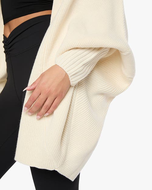 Shop Weworewhat Shawl Cardigan In Ivory