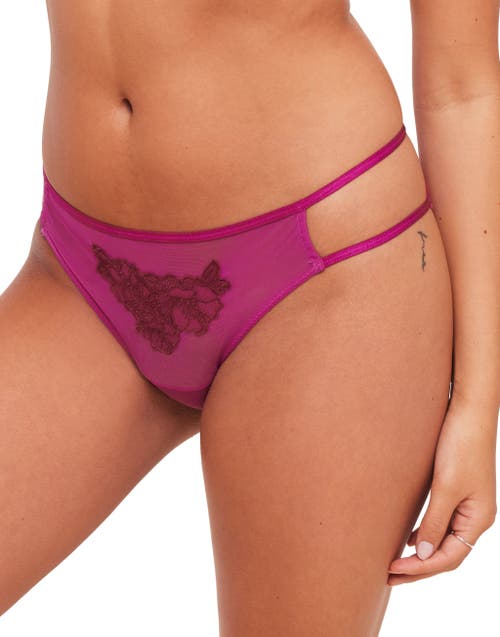 Shop Adore Me Andy Bikini Panties In Dark Pink