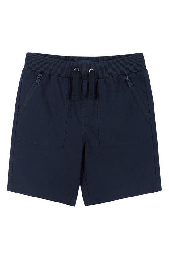 Shop Andy & Evan Knit Shorts In Navy