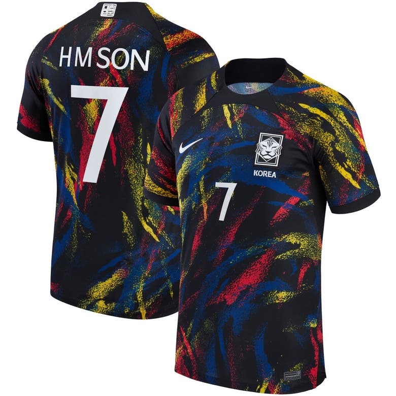 NIKE NIKE SON HEUNG-MIN BLACK SOUTH KOREA NATIONAL TEAM 2022/23 AWAY BREATHE STADIUM REPLICA PLAYER JERSE