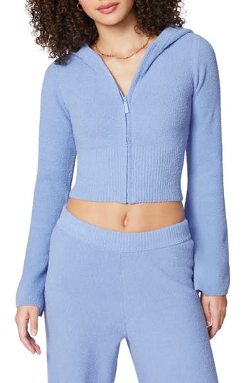 Florence By Mills Cozy Crop Zip Sweater Hoodie