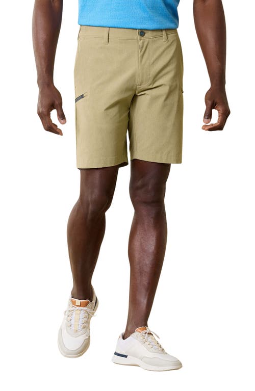 Shop Tommy Bahama Bahama Coast Performance Shorts In Stone Khaki