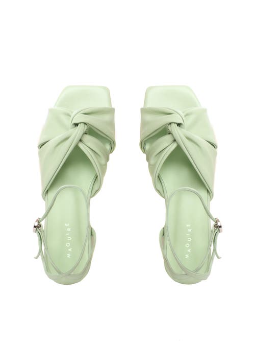 Shop Maguire Mataro Sandal In Light Mint Green