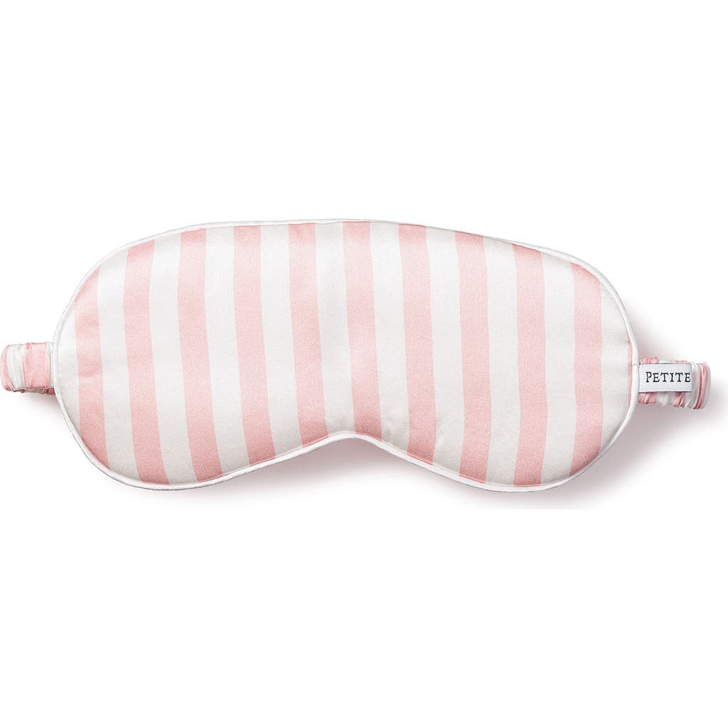 PETITE PLUME PETITE PLUME STRIPE SILK SLEEP MASK