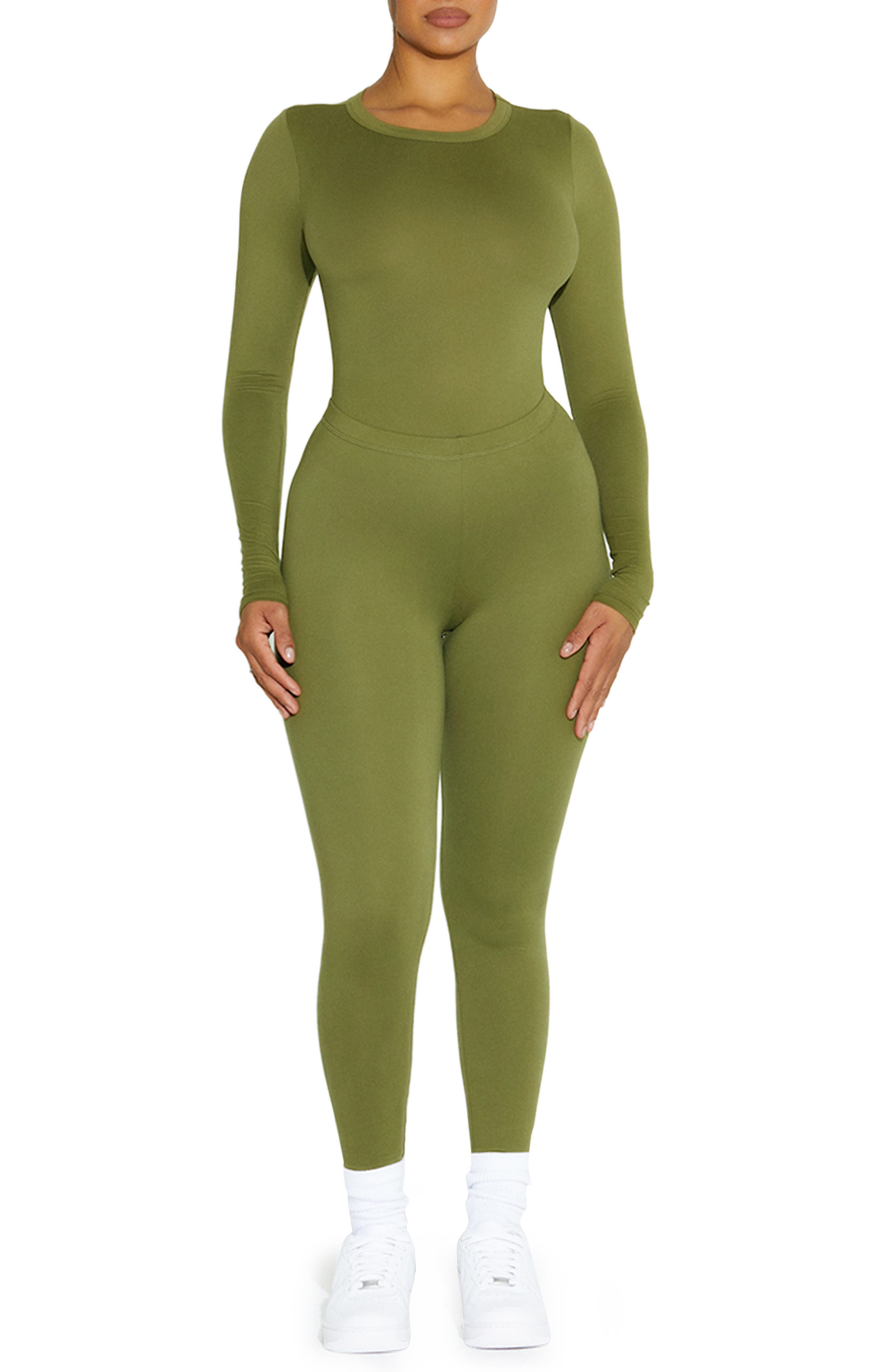 green bodysuit for women