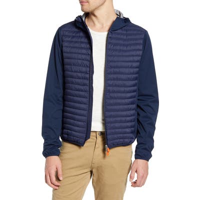 Save The Duck Leisure Hooded Jacket, Blue
