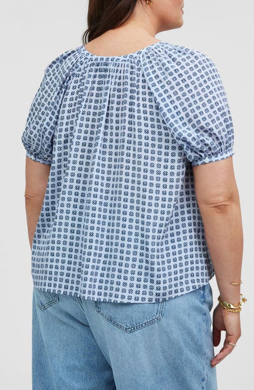 MADEWELL MADEWELL PUFF SLEEVE A-LINE TOP