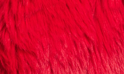 Shop Donna Salyers Fabulous-furs Donna Salyers Fabulous Furs Avante Faux Fur Coat In Cherry