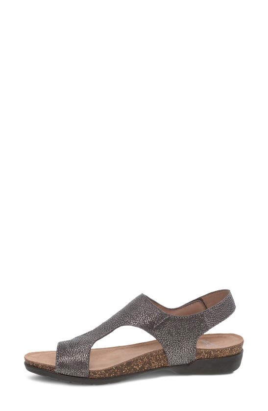 Shop Dansko Reece Sandal In Pewter