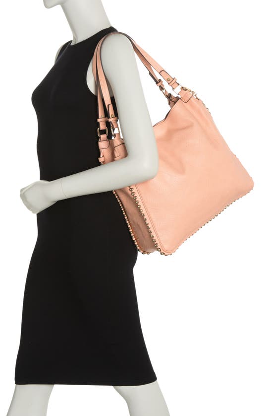 JESSICA SIMPSON CAMILE FAUX LEATHER TOTE BAG