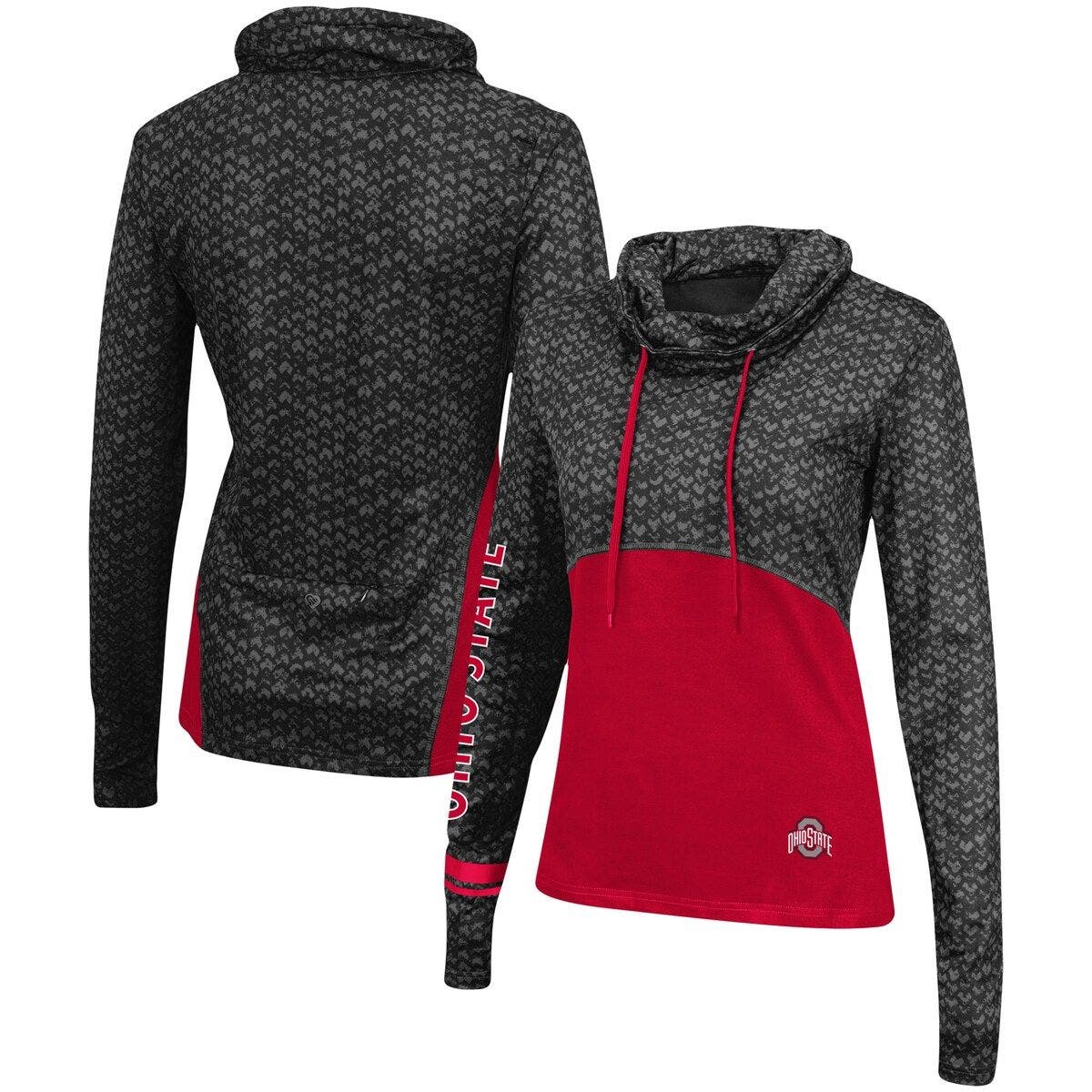 ohio state funnel neck hoodie