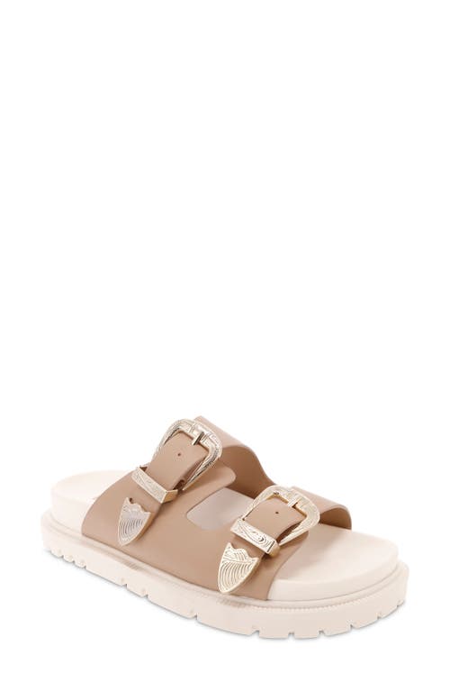 Shop Mia Ginevra Platform Sandal In Natural