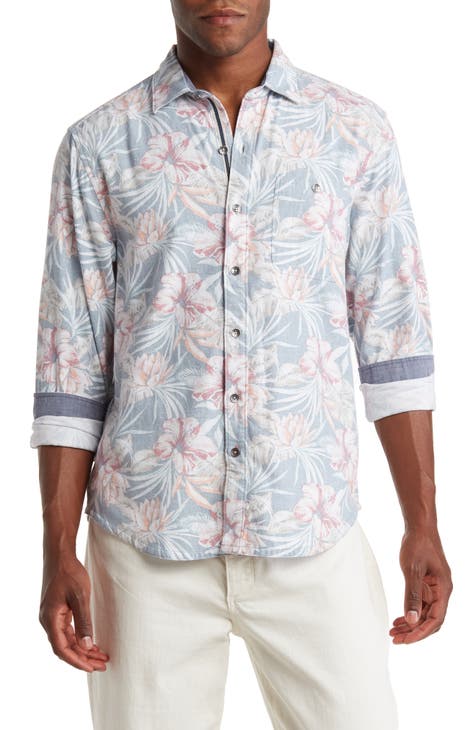 Tommy Bahama San Diego Padres Coconut Point Island Button-up Shirt At Nordstrom in Metallic for Men