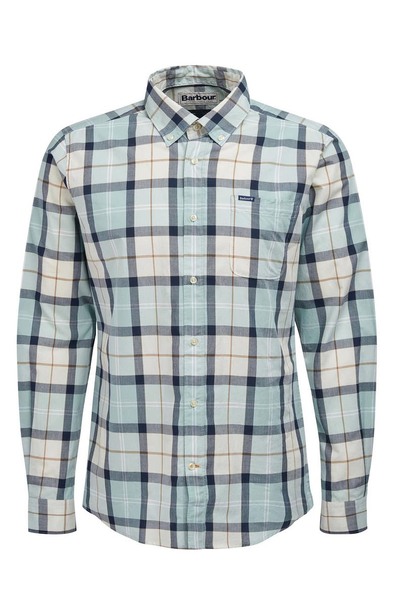 Barbour Rawley Tailored Fit Plaid Cotton Button-Down Shirt, Alternate, color,