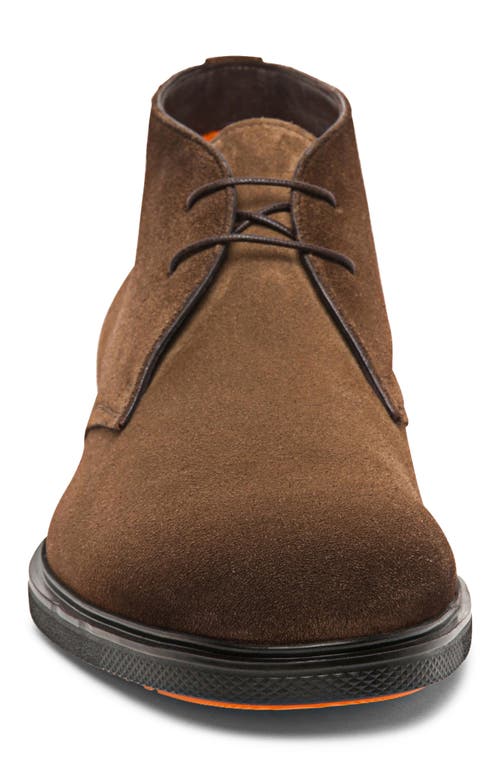 Shop Santoni Chukka Boot In Brown