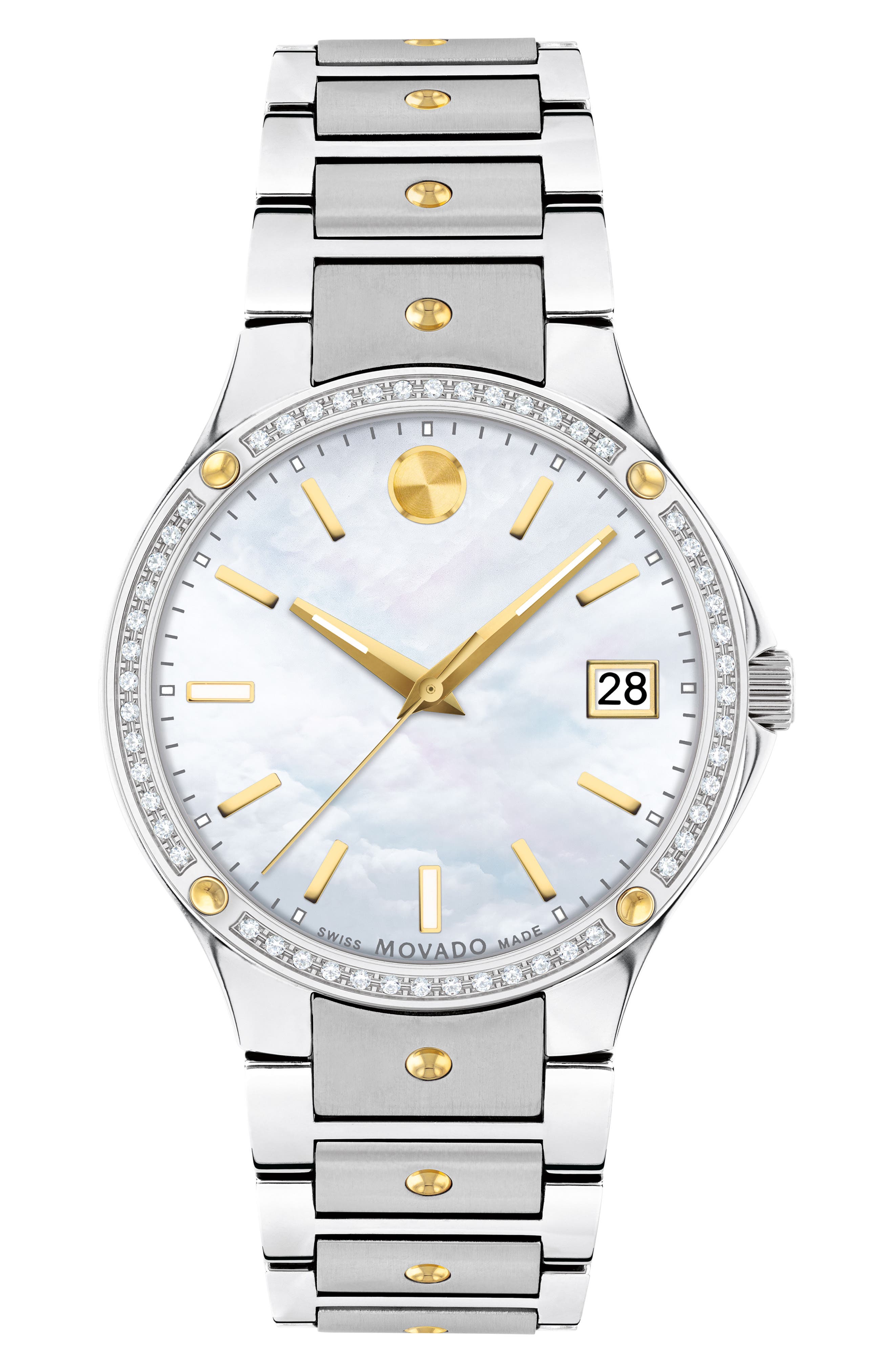 movado apria diamond bracelet watch